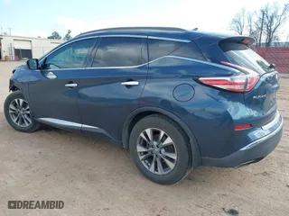 2015 Nissan Murano SL with VIN 5N1AZ2MH6FN221180, listed as a IAAI auction lot 41505930 with 125,896 mi miles. Bid and sale history available at carsss.com. Image 3.