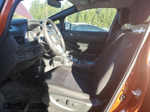 2022 Nissan LEAF SV Plus with VIN 1N4BZ1CV5NC561964, listed as a Copart auction lot 43735905 with 15,463 mi miles and Salvage Title. Bid and sale history available at DreamBid. Image 7.