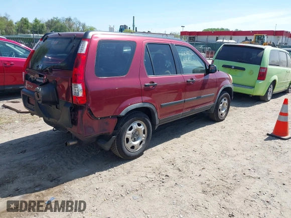 2006 Honda CR-V LX with VIN JHLRD68556C001167, listed as a IAAI auction lot 42104036 with 113,590 mi miles and . Bid and sale history available at DreamBid. Image 4.