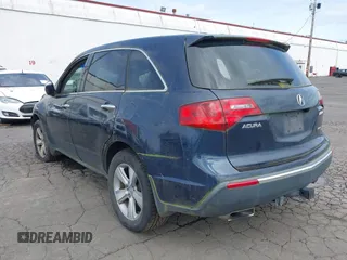2011 Acura MDX Tech Pkg with VIN 2HNYD2H67BH510866, listed as a IAAI auction lot 42009473 with 1 mi miles. Bid and sale history available at carsss.com. Image 3.