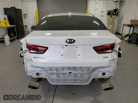2020 Kia Optima EX Premium with VIN 5XXGU4L11LG414129, listed as a Copart auction lot 47490225 with 76,063 mi miles and Clean Title. Bid and sale history available at carsss.com. Image 6.