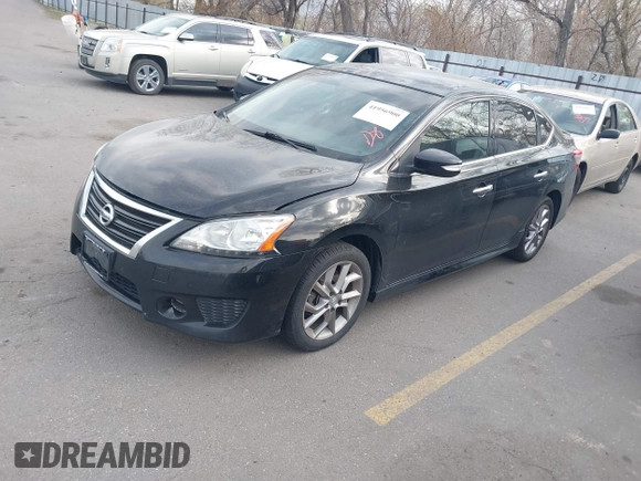 2015 Nissan Sentra SV with VIN 3N1AB7AP2FY327553, listed as a IAAI auction lot 41956900 with 117,438 mi miles and . Bid and sale history available at DreamBid. Image 2.