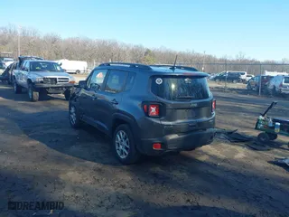 2019 Jeep Renegade Latitude with VIN ZACNJBBB3KPK42045, listed as a IAAI auction lot 41548217 with 124,506 mi miles. Bid and sale history available at carsss.com. Image 3.