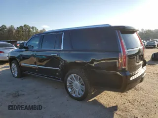 2019 Cadillac Escalade ESV Platinum with VIN 1GYS4KKJ4KR296244, listed as a Copart auction lot 45375865 with 55,746 mi miles and Salvage title. Bid and sale history available at DreamBid. Image 2.