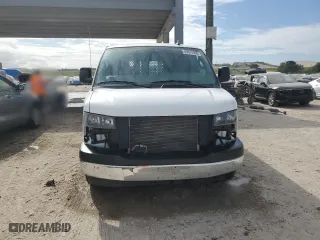 2022 GMC Savana Cargo Van with VIN 1GTW7AF76N1264390, listed as a Copart auction lot 45248285 with 23,315 mi miles and Salvage Title. Bid and sale history available at carsss.com. Image 6.