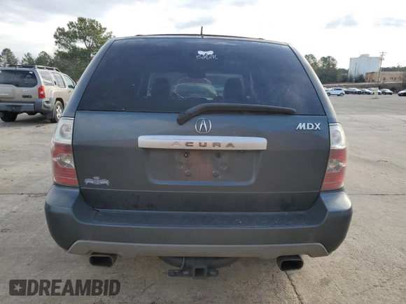 2006 Acura MDX Touring w/Navi with VIN 2HNYD18806H516140, listed as a Copart auction lot 87028994 with 293,625 mi miles and Salvage Title. Bid and sale history available at carsss.com. Image 6.