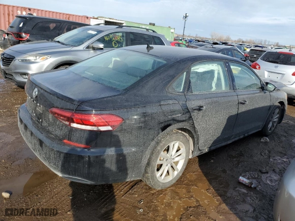 2020 Volkswagen Passat 2.0T S with VIN 1VWAA7A3XLC018895, listed as a Copart auction lot 46100595 with 79,662 mi miles and Salvage Title. Bid and sale history available at carsss.com. Image 3.
