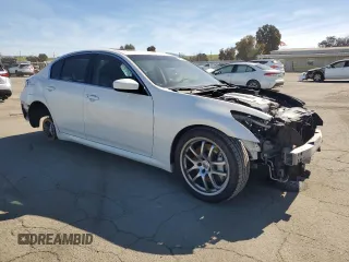 2013 Infiniti G37 Journey with VIN JN1CV6AP8DM713324, listed as a Copart auction lot 46168155 with Not provided miles and Non repairable. Bid and sale history available at DreamBid. Image 4.