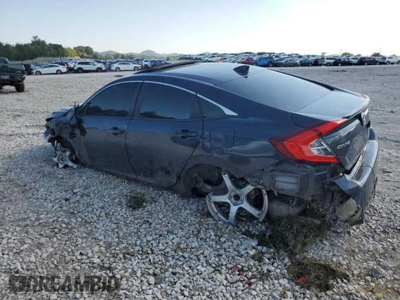 2020 Honda Civic Sedan EX-L with VIN 19XFC1F7XLE021851, listed as a Copart auction lot 68318734 with 74,519 mi miles and Salvage Title. Bid and sale history available at carsss.com. Image 2.