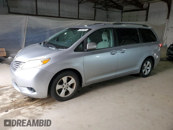 2015 Toyota Sienna LE AAS with VIN 5TDKK3DC1FS581300, listed as a Copart auction lot 49647835 with 128,659 mi miles and Salvage Title. Bid and sale history available at DreamBid. Image 1.