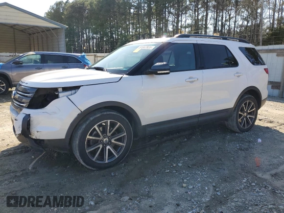 2015 Ford Explorer XLT with VIN 1FM5K8D8XFGB46061, listed as a Copart auction lot 51047835 with 118,885 mi miles and Salvage Title. Bid and sale history available at DreamBid. Image 1.