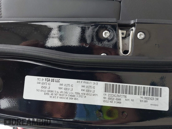 2019 Dodge Charger Scat Pack с VIN 2C3CDXGJ7KH717796, выставлен на аукционе IAAI как лот 42244154 с пробегом 84 385 миль миль и . История ставок и продаж доступна на DreamBid. Изображение 9.