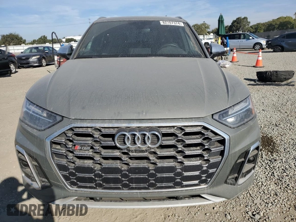 2023 Audi SQ5 Premium Plus with VIN WA1B4AFY1P2026504, listed as a Copart auction lot 82707374 with 19,521 mi miles and Salvage Title. Bid and sale history available at carsss.com. Image 5.