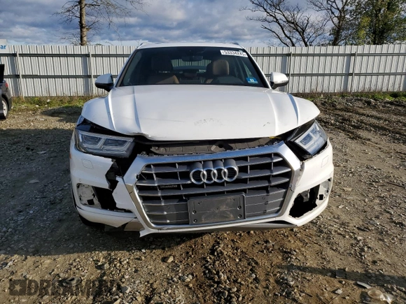 2018 Audi Q5 Premium Plus with VIN WA1BNAFY1J2111234, listed as a Copart auction lot 53334245 with 89,261 mi miles and Salvage Title. Bid and sale history available at carsss.com. Image 5.
