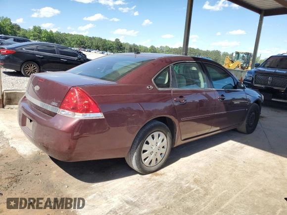 2007 Chevrolet Impala LS z VIN 2G1WB58K079414752, wystawiony jako Copart lot #58153935 z przebiegiem 276 602 mil mil oraz Szkoda całkowita • Salvage title. Historia ofert i sprzedaży dostępna na DreamBid. Obrazek 3.
