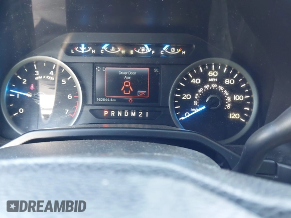 2015 Ford F-150 XL with VIN 1FTEX1CP0FKE14845, listed as a IAAI auction lot 42013909 with 162,644 mi miles. Bid and sale history available at carsss.com. Image 7.
