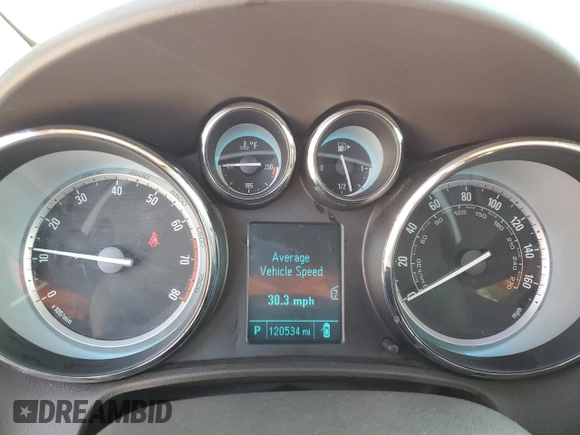 2012 Buick Verano Group with VIN 1G4PS5SK3C4130416, listed as a Copart auction lot 51363305 with 120,534 mi miles and Salvage title. Bid and sale history available at DreamBid. Image 9.