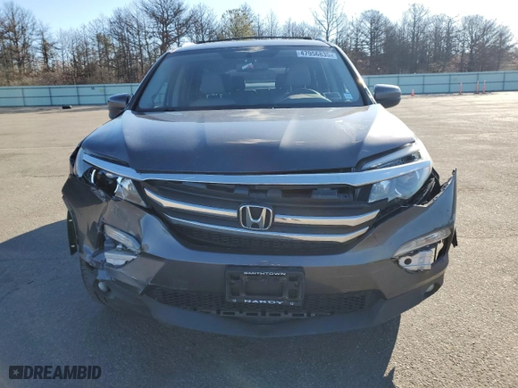 2018 Honda Pilot EX-L with VIN 5FNYF6H54JB011574, listed as a Copart auction lot 47956835 with 101,116 mi miles and Salvage Title. Bid and sale history available at carsss.com. Image 5.