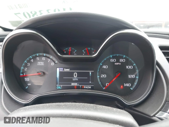 2016 Chevrolet Impala LT with VIN 2G1105SA4G9148815, listed as a IAAI auction lot 41933807 with 36,836 mi miles and . Bid and sale history available at DreamBid. Image 7.