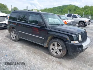 2010 Jeep Patriot Limited with VIN 1J4NF4GB0AD505298, listed as a IAAI auction lot 42379455 with 122,765 mi miles and . Bid and sale history available at DreamBid. Image 1.