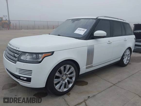 2015 Land Rover Range Rover Supercharged with VIN SALGS2TF9FA213352, listed as a IAAI auction lot 41685768 with 100,994 mi miles and . Bid and sale history available at DreamBid. Image 17.