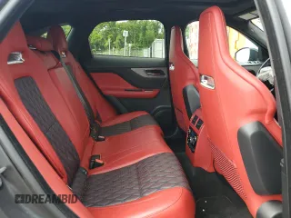 2019 Jaguar F-Pace SVR with VIN SADCZ2EE8KA606005, listed as a Copart auction lot 63608455 with 43,141 mi miles and Salvage title. Bid and sale history available at DreamBid. Image 11.
