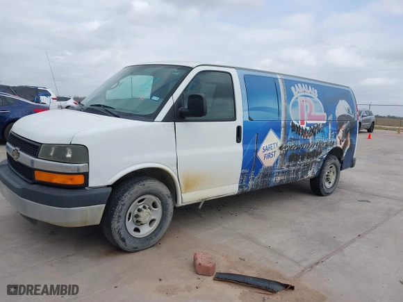 2013 Chevrolet Express Passenger 1LT with VIN 1GAZG1FA2D1176551, listed as a IAAI auction lot 41755208 with 78,045 mi miles. Bid and sale history available at carsss.com. Image 17.