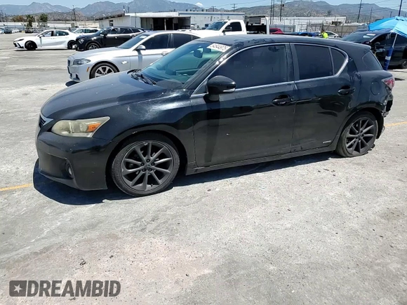 2013 Lexus CT 200h with VIN JTHKD5BH4D2155818, listed as a Copart auction lot 54844975 with 298,064 mi miles and Salvage title. Bid and sale history available at DreamBid. Image 14.
