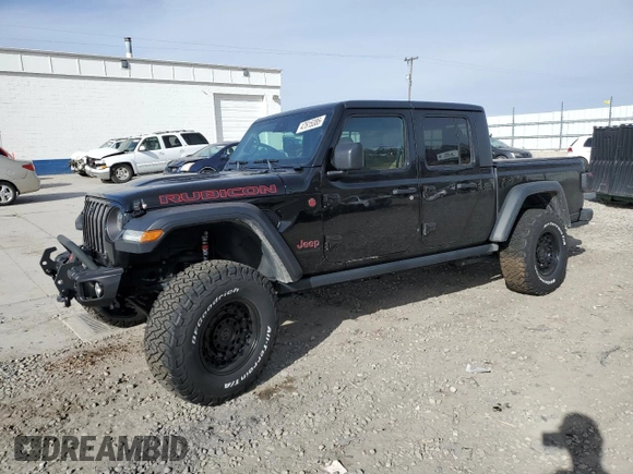 2021 Jeep Gladiator Rubicon с VIN 1C6JJTBM4ML500287, выставлен на аукционе Copart как лот 47615385 с пробегом 34 792 миль миль и Списание • Salvage title. История ставок и продаж доступна на DreamBid. Изображение 1.