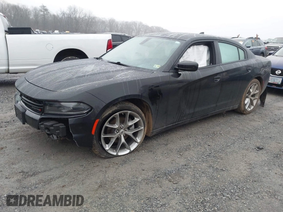 2023 Dodge Charger SXT with VIN 2C3CDXBG7PH534403, listed as a IAAI auction lot 41209072 with 46,378 mi miles and . Bid and sale history available at DreamBid. Image 2.
