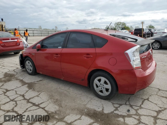 2010 Toyota Prius II with VIN JTDKN3DU9A5202820, listed as a Copart auction lot 55460885 with 248,099 mi miles and Clean Title. Bid and sale history available at carsss.com. Image 2.