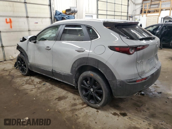 2025 Mazda CX-30 S Select Sport with VIN 3MVDMBBM9SM769760, listed as a Copart auction lot 88716405 with 2,441 mi miles and Salvage Title. Bid and sale history available at DreamBid. Image 2.