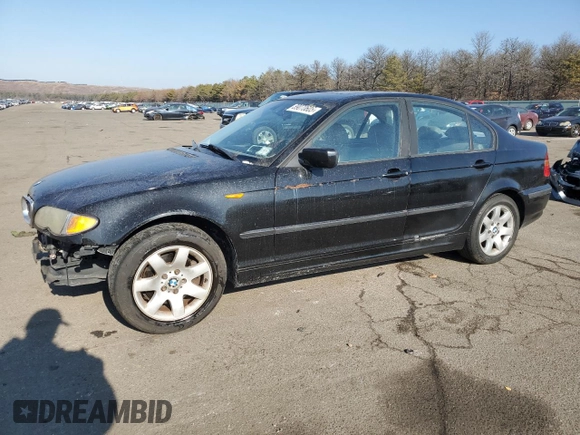 2004 BMW 3 Series 325i with VIN WBAAZ33424KP83467, listed as a Copart auction lot 48985155 with 127,255 mi miles and Non Repairable. Bid and sale history available at carsss.com. Image 1.