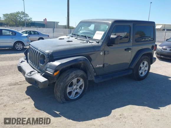 2020 Jeep Wrangler Sport S с VIN 1C4GJXAN4LW208110, выставлен на аукционе IAAI как лот 41811650 с пробегом 48 623 миль миль и . История ставок и продаж доступна на DreamBid. Изображение 17.