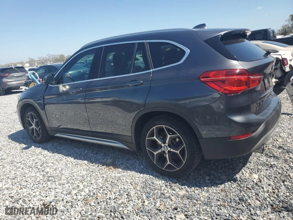 2017 BMW X1 xDrive28i with VIN WBXHT3Z33H4A54928, listed as a Copart auction lot 46987165 with 62,529 mi miles and Salvage Title. Bid and sale history available at carsss.com. Image 2.