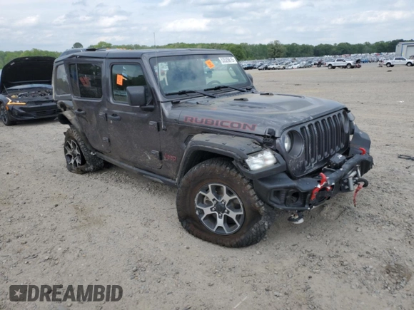 2021 Jeep Wrangler Unlimited Rubicon z VIN 1C4HJXFN5MW611642, wystawiony jako Copart lot #53529615 z przebiegiem 43 398 mil mil oraz Szkoda całkowita • Salvage title. Historia ofert i sprzedaży dostępna na DreamBid. Obrazek 4.