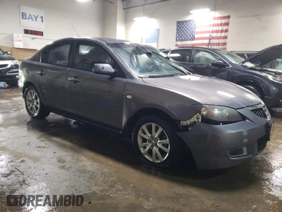 2008 Mazda 3 i Touring with VIN JM1BK32F981842847, listed as a Copart auction lot 44900575 with 164,856 mi miles and Salvage Title. Bid and sale history available at carsss.com. Image 4.
