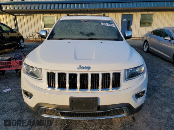 2016 Jeep Grand Cherokee Limited with VIN 1C4RJFBM2GC326818, listed as a Copart auction lot 87523395 with 154,503 mi miles and Clean title. Bid and sale history available at DreamBid. Image 5.