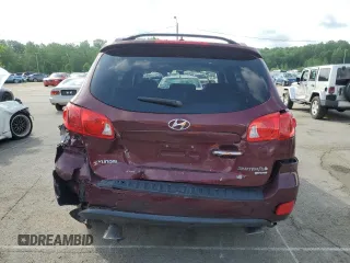 2009 Hyundai Santa Fe Limited with VIN 5NMSH13E09H295628, listed as a Copart auction lot 55196965 with 207,483 mi miles and Salvage title. Bid and sale history available at DreamBid. Image 6.