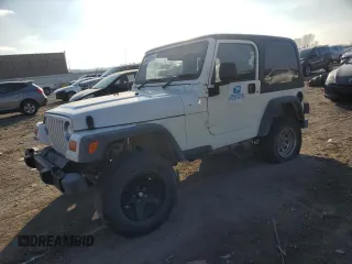 2004 Jeep Wrangler Sport Right Hand Drive with VIN 1J4F449S54P775671, listed as a Copart auction lot 85610114 with 199,074 mi miles and Salvage Title. Bid and sale history available at carsss.com. Image 1.