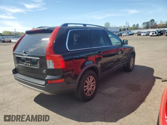 2008 Volvo XC90 I6 with VIN YV4CZ982081426884, listed as a Copart auction lot 53786255 with 209,547 mi miles and Salvage Title. Bid and sale history available at carsss.com. Image 3.