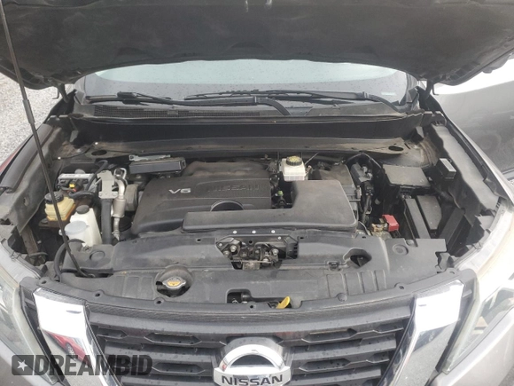 2018 Nissan Pathfinder SV with VIN 5N1DR2MM8JC611020, listed as a Copart auction lot 60131015 with 123,216 mi miles and Salvage title. Bid and sale history available at DreamBid. Image 12.