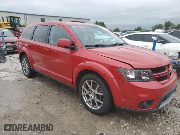 2015 Dodge Journey R/T with VIN 3C4PDCEG7FT614792, listed as a Copart auction lot 57135825 with 165,912 mi miles and Salvage title. Bid and sale history available at DreamBid. Image 4.