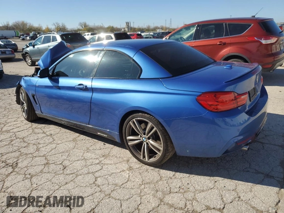 2014 BMW 4 Series 435i with VIN WBA3T3C57EJ876494, listed as a Copart auction lot 80781524 with 49,541 mi miles and Salvage title. Bid and sale history available at DreamBid. Image 2.