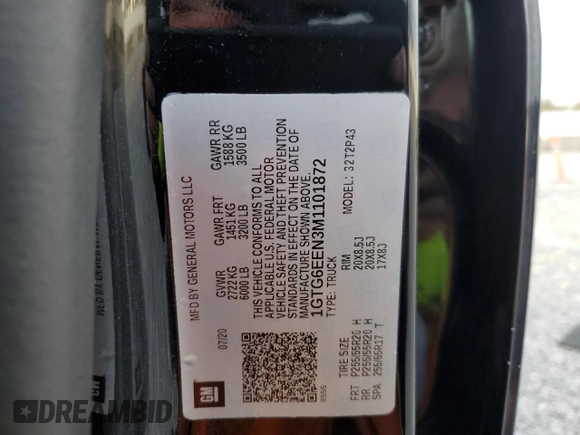 2021 GMC Canyon 4WD Denali z VIN 1GTG6EEN3M1101872, wystawiony jako Copart lot #53963085 z przebiegiem 72 791 mil mil oraz Szkoda całkowita • Salvage title. Historia ofert i sprzedaży dostępna na DreamBid. Obrazek 13.