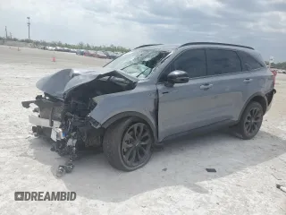 2023 Kia Sorento SX z VIN 5XYRK4LF5PG166057, wystawiony jako Copart lot #47824125 z przebiegiem Nie podano mil oraz Nie do naprawy • Non repairable. Historia ofert i sprzedaży dostępna na DreamBid. Obrazek 1.