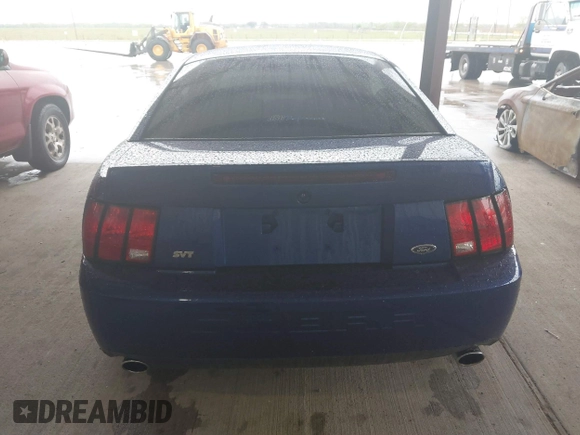 2003 Ford Mustang SVT Cobra with VIN 1FAFP48Y53F346673, listed as a IAAI auction lot 41894679 with 1 mi miles. Bid and sale history available at carsss.com. Image 17.