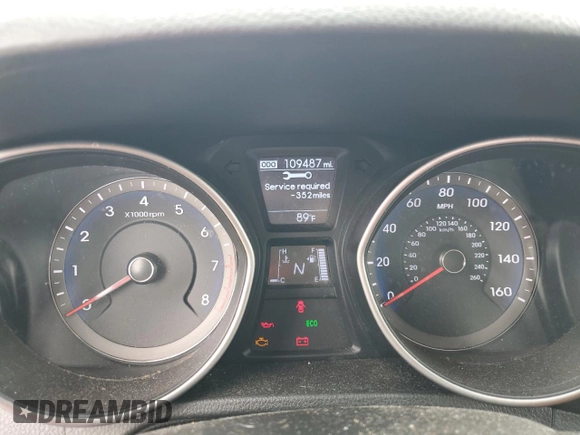 2017 Hyundai Elantra GT with VIN KMHD35LH2HU374925, listed as a Copart auction lot 74460884 with 109,487 mi miles and Non Repairable. Bid and sale history available at carsss.com. Image 9.