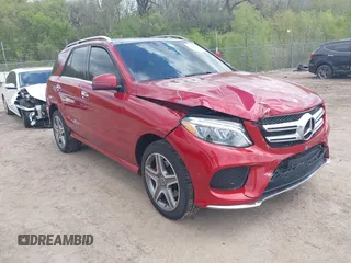 2017 Mercedes-Benz GLE 400 with VIN 4JGDA5GB1HA906999, listed as a IAAI auction lot 42211022 with 84,247 mi miles and . Bid and sale history available at DreamBid. Image 1.