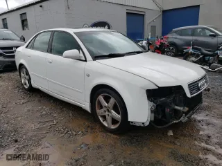 2002 Audi A4 1.8T with VIN WAULC68E12A265141, listed as a Copart auction lot 66495684 with 220,761 mi miles and Salvage Title. Bid and sale history available at carsss.com. Image 4.
